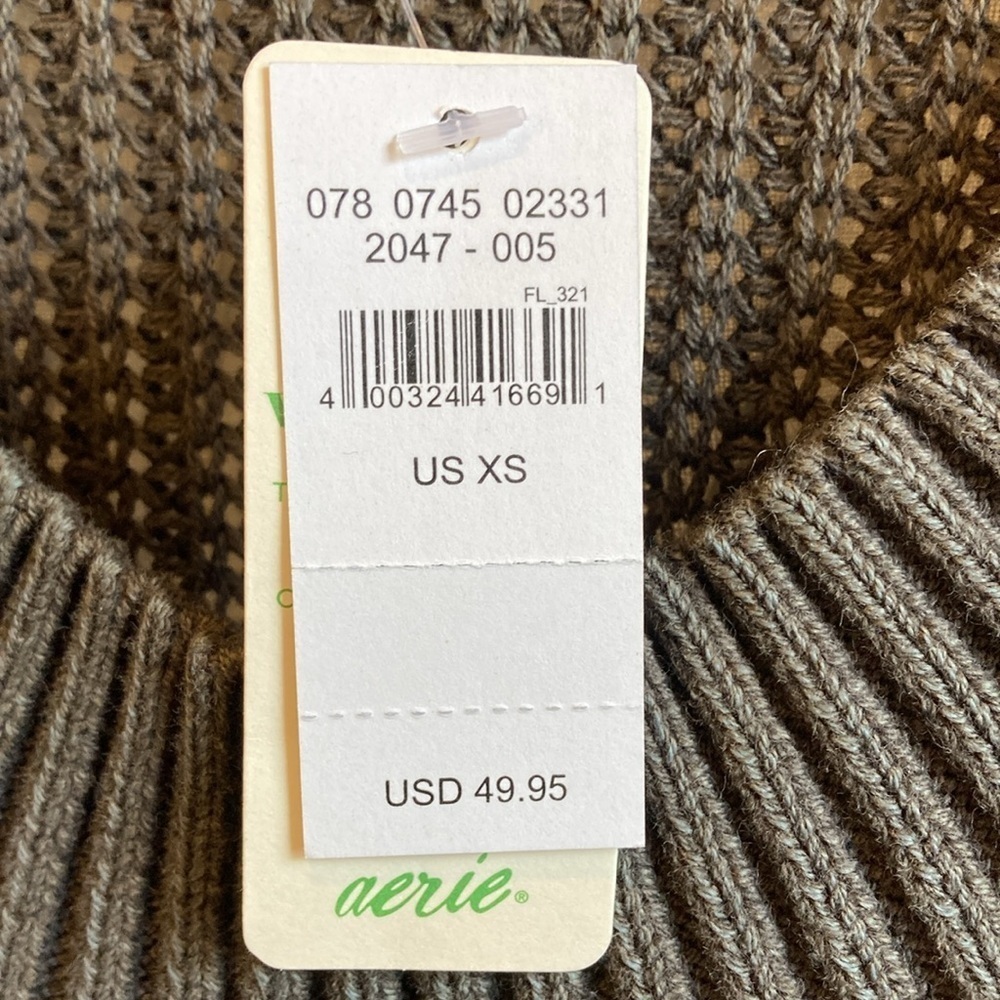 NWT Aerie Pullover Cotton Sweater - Picture 5 of 10